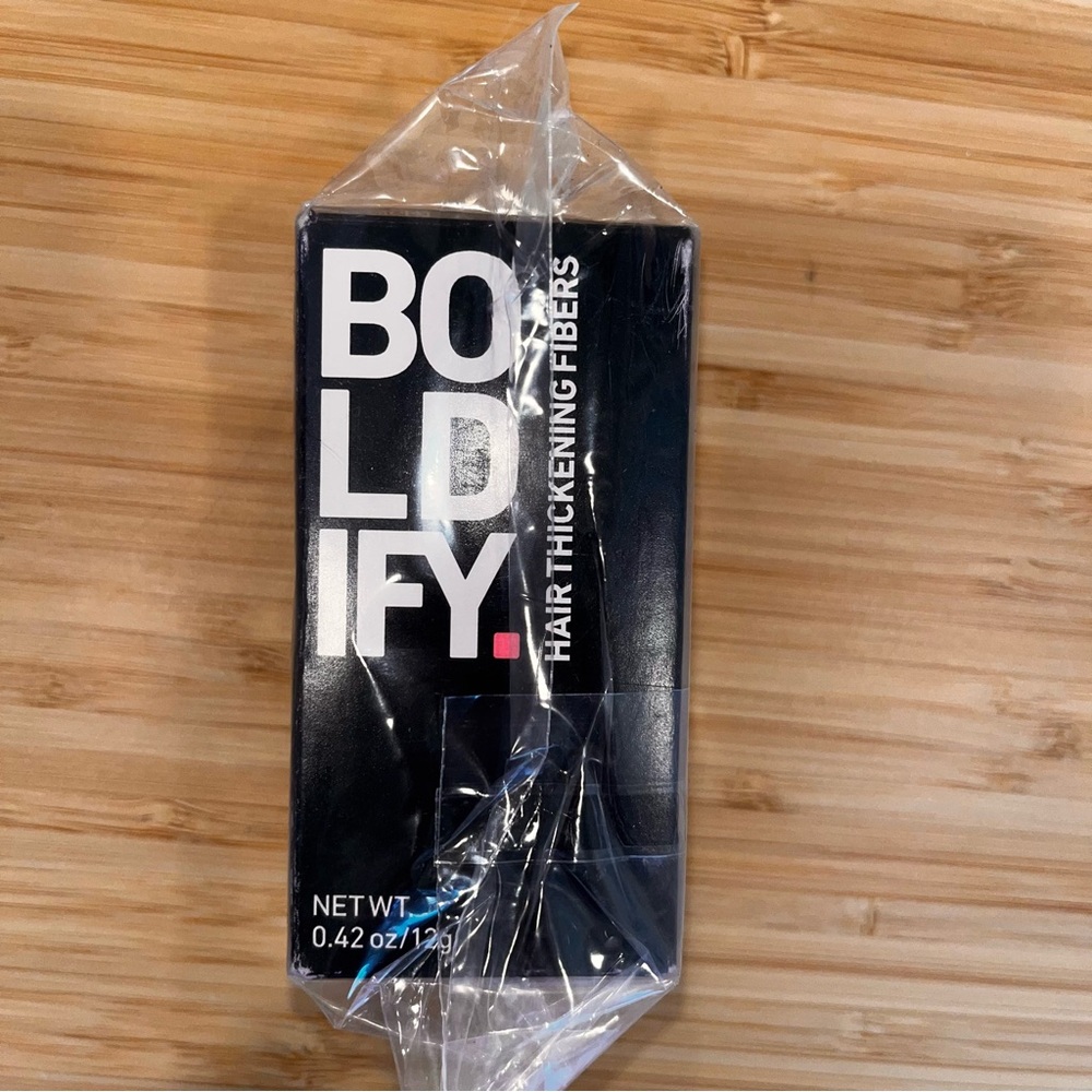 Boldify Hair Enhance‎ Thickening Fibers Black 12g, New, Sealed, Exp 12/11/2027